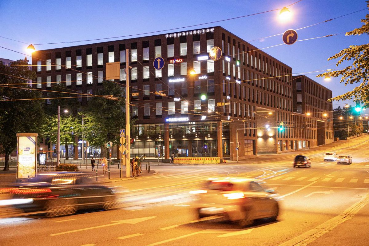 Fredriksberg-toimisto Konepajalla Helsingin Vallilassa.